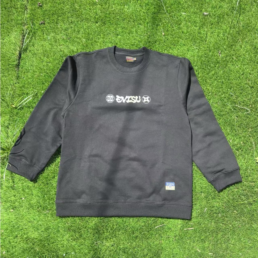 Evisu Men's Black Sweater